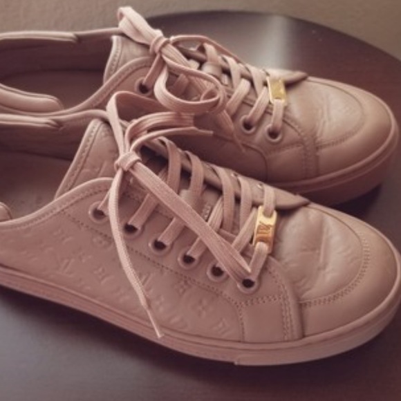 Authentic Louis Vuitton sneakers Mauve color - Picture 4 of 10